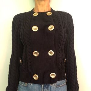 J care cable knit cardigan